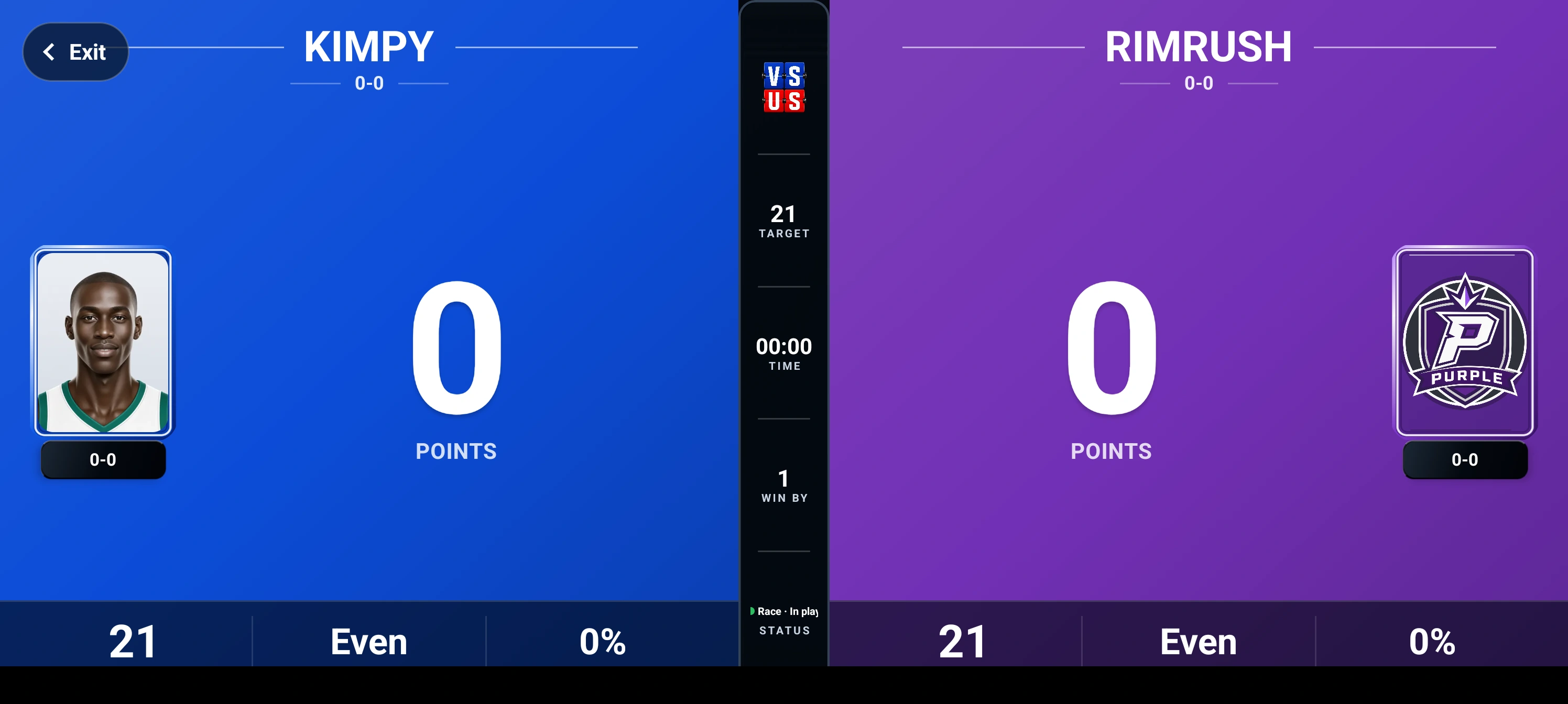 Current Custom games companion scoreboard or leaderboard in VS US